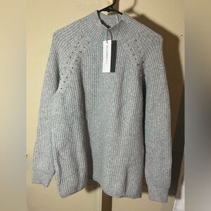 🛍️NWT Liz Claiborne P XL Gray Sweater
